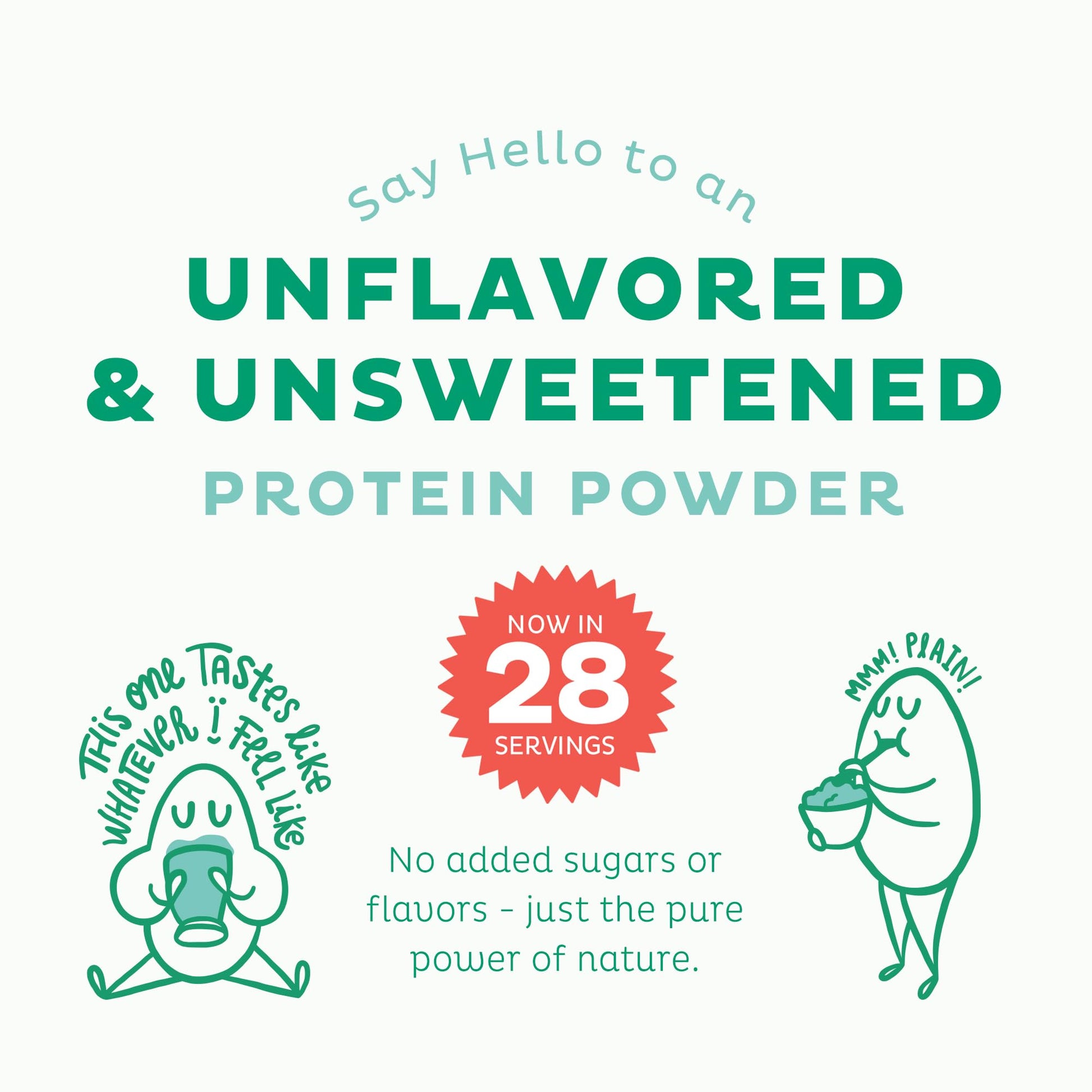 KOS Vegan Protein Powder, Unflavored & Unsweetened - Low Carb Pea Protein Blend KOSBuy Supplements Australia