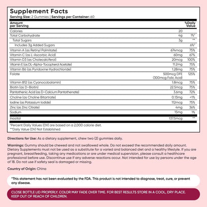 WeightWorld Adult Multivitamin Gummies for Women & Men of All Age - Halal-Suitable with Key Ingredients Like Vitamin A, C, D3, B6, B12 & Biotin WeightWorld