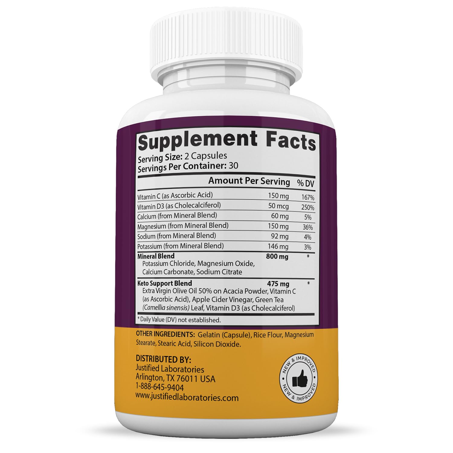 (2 Pack) Keto Advantage Keto Burn Pills 1275MG New & Improved Formula Contains Apple Justified LaboratoriesBuy Supplements Australia