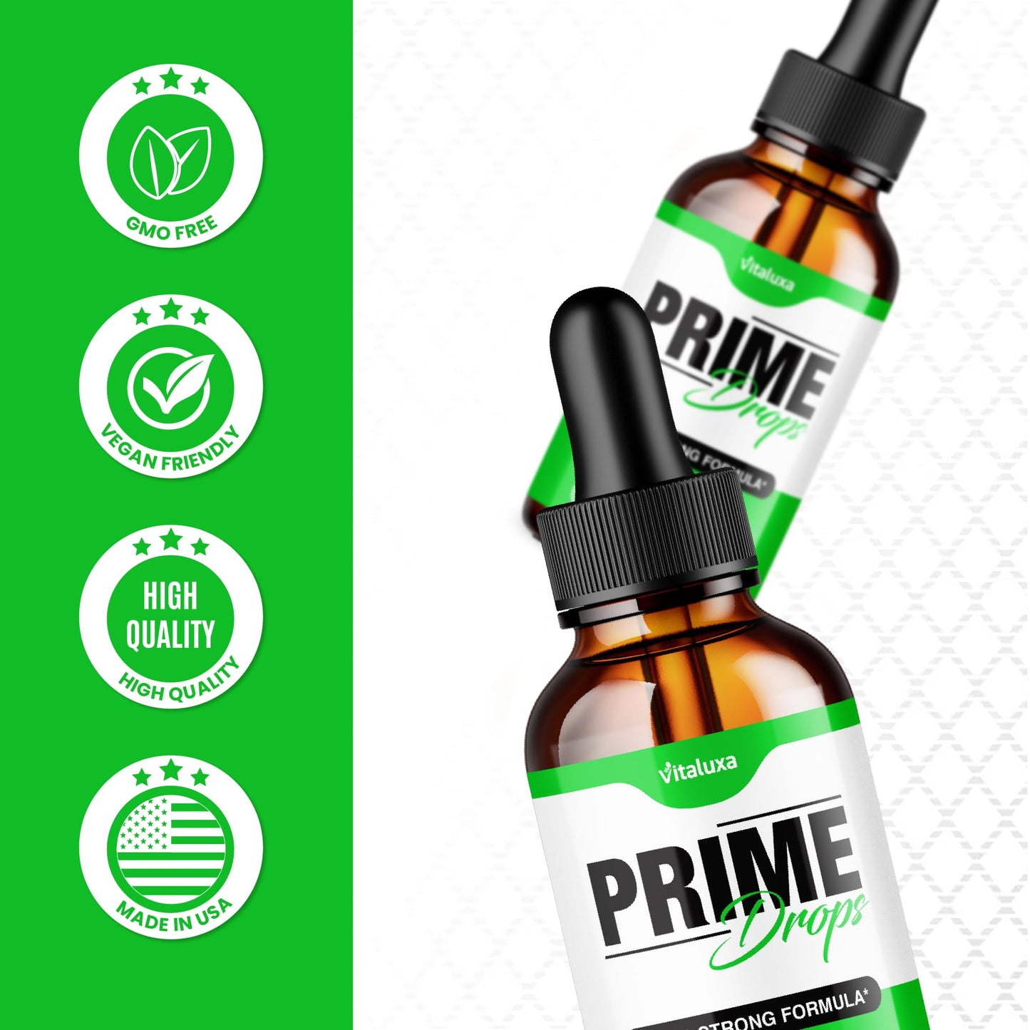 (2 Pack) Prime Drops for Men, Extra Strength Prime Drops Liquid Supplement Performance Blend All Natural Support, PrimeDrops Advanced Formula Vitamins for Health Wellness Reviews (4oz) VitaluxaBuy Supplements Australia