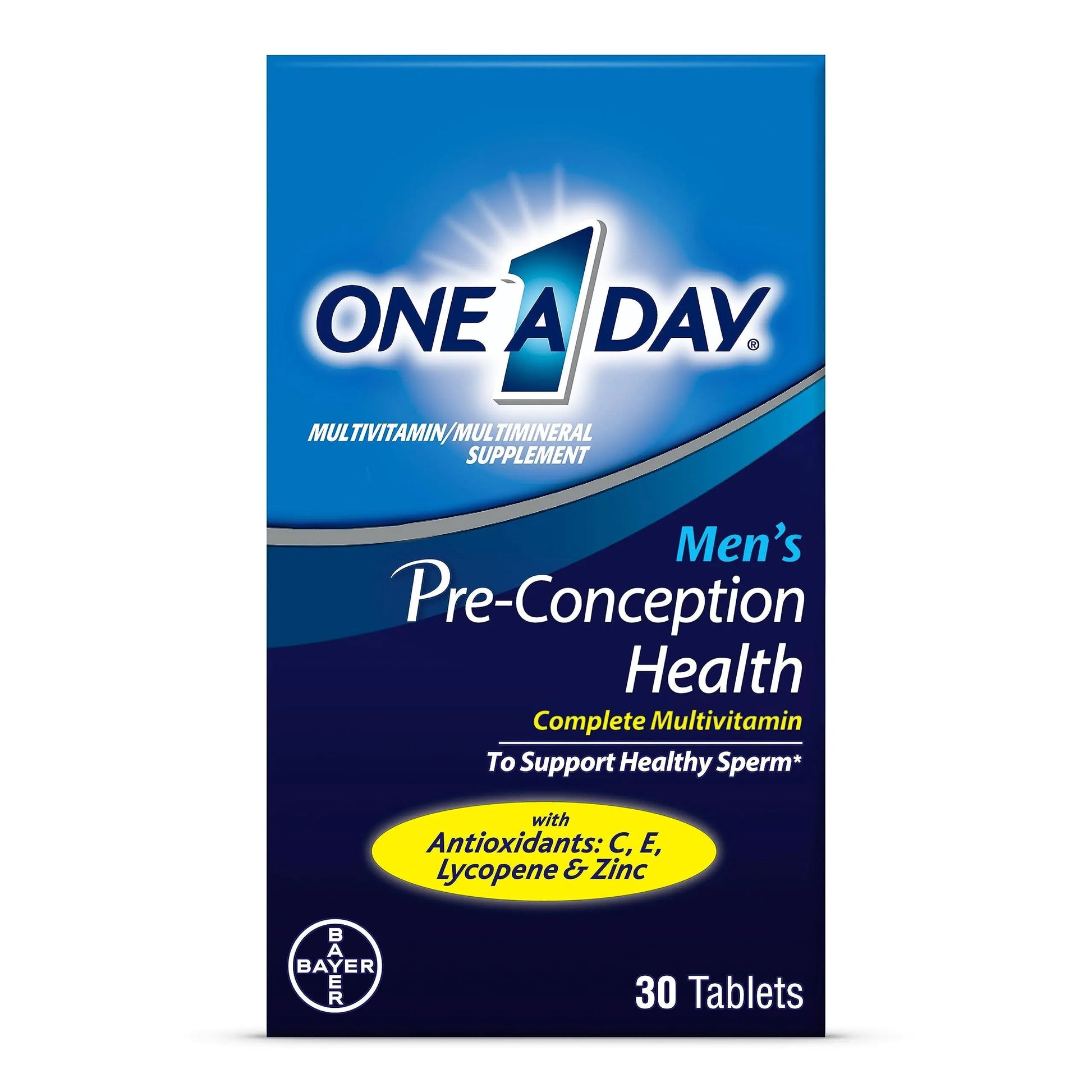 One A Day Men's Pre-Conception Health Multivitamin to Support Healthy Sperm, Supplement for Men ONE A DAYBuy Supplements Australia