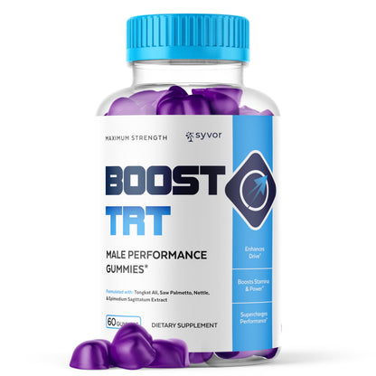 Boost TRT Gummies for Men, Official Boost TRT Male Performance Gummys with Natural Ingredients, Advanced BoostTRT Men's Gummy Supplement with Maximum Strength Premium Vitamins (60 Gummies) SyvorBuy Supplements Australia