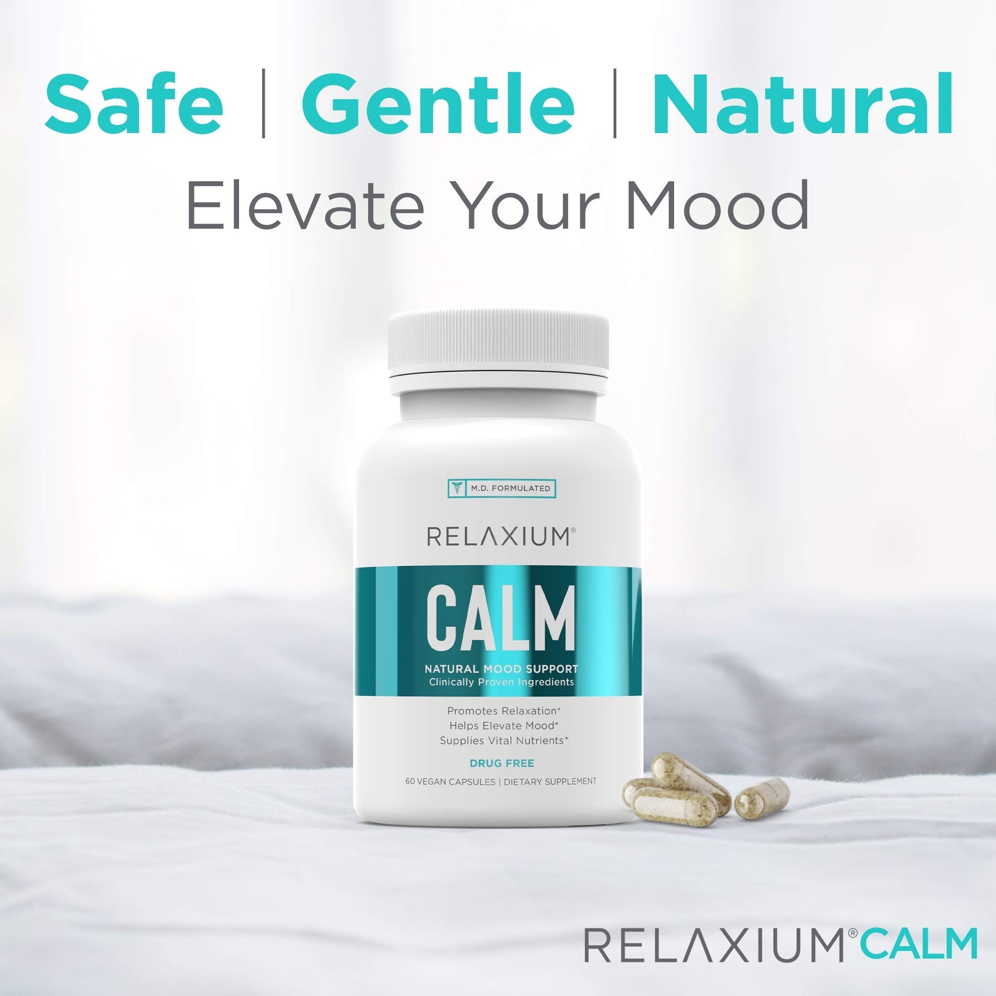 Relaxium Calm, Non-Habit Forming, Stress & Mood Support Supplement RelaxiumBuy Supplements Australia