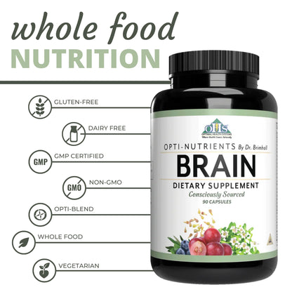 Optimal Health Systems Brain | Most Comprehensive Nootropic + Enzyme Delivery | 700 mg Scientific Neuroenhancment Blend | Boost Mood, Memory & Focus | 90 Capsules Optimal Health SystemsBuy Supplements Australia