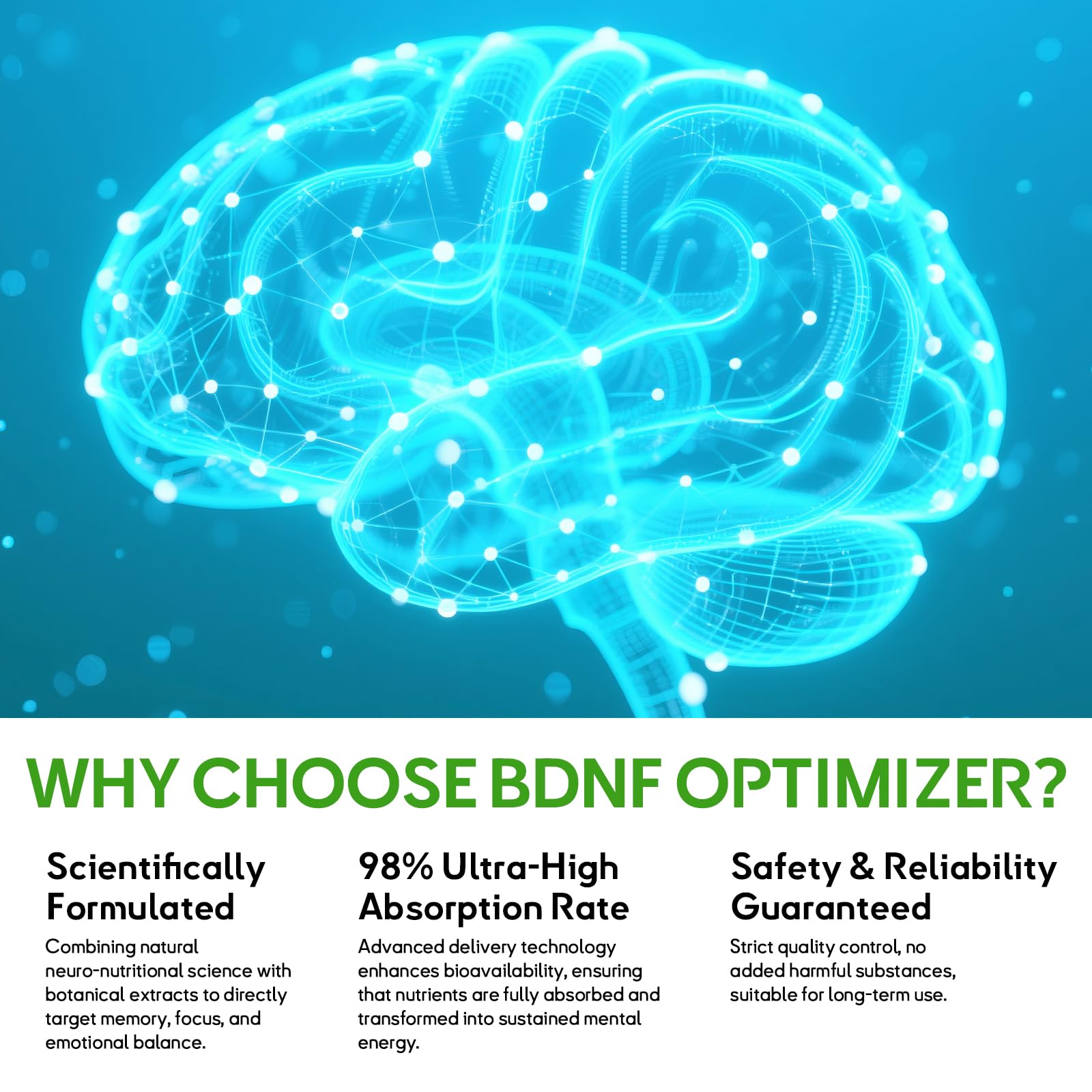Nootropic Brain Supplement for Memory & Focus Support – Advanced Cognitive Formula for Mental Clarity & Mood Balance with Bacopa Monnieri, Lion's Mane, Alpha GPC & Omega-3 – 120 Capsules CelluTechBuy Supplements Australia