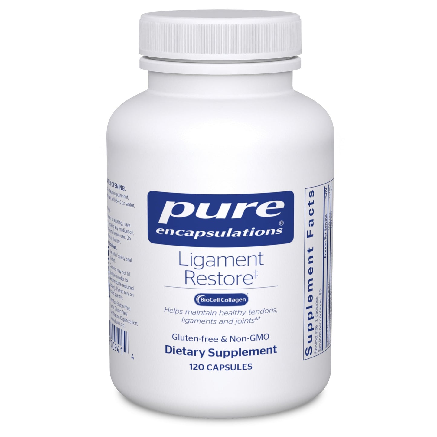 Pure Encapsulations - Ligament Restore - Dietary Supplement Helps Maintain Healthy Tendons, Ligaments and Joints - 120 Capsules Pure EncapsulationsBuy Supplements Australia