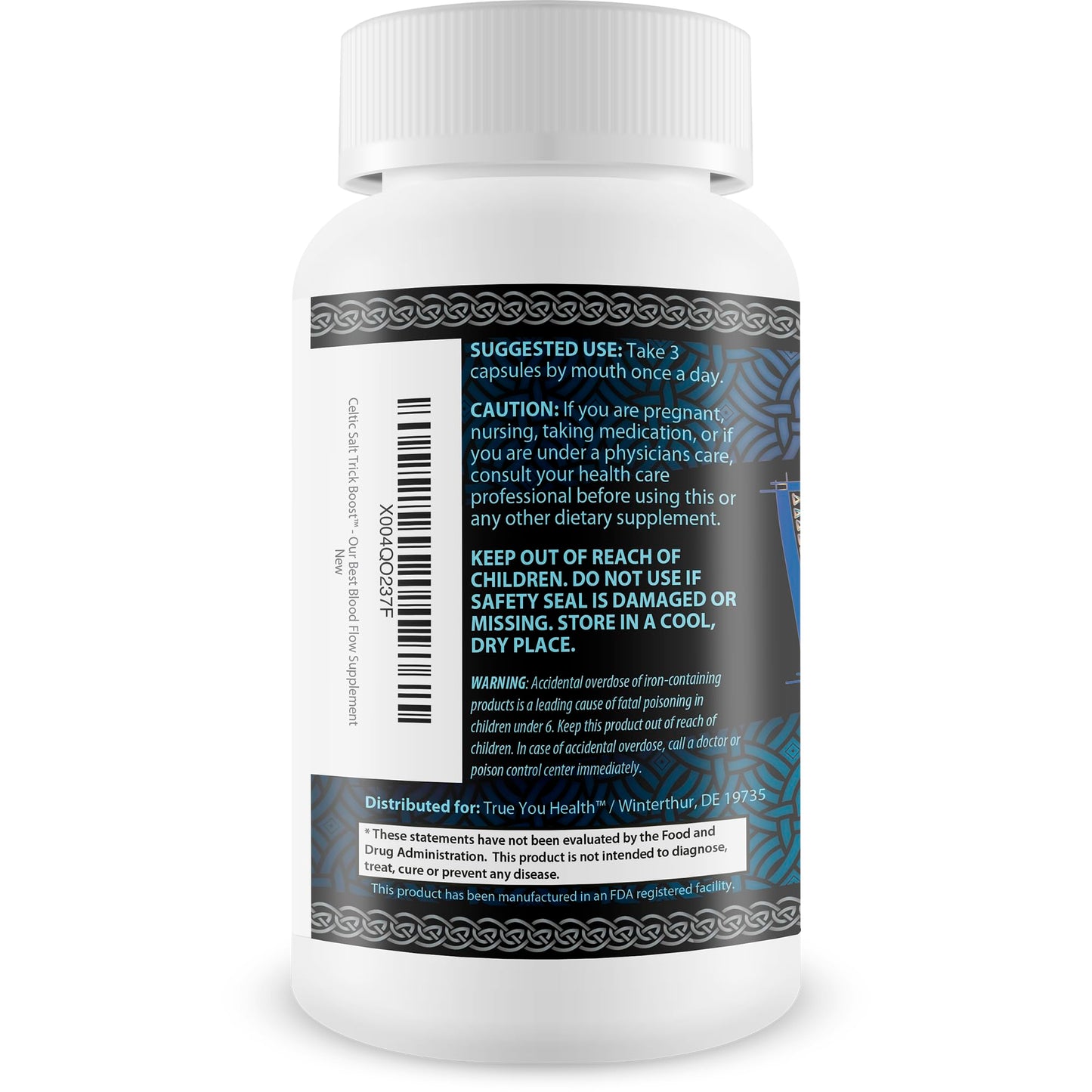 Celtic Salt Trick Boost for Blood Flow - Improved Formula - Our Best Blood Circulation Supplements for Men - Increase Blood Flow Care Blood Circulation Pills - Advanced Blood Flow Support True You HealthBuy Supplements Australia