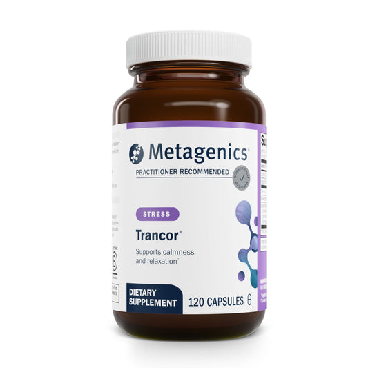 Metagenics Trancor - GABA, L-Theanine, Taurine, NAC & Green Tea Extract - Supports Calmness, Mood Balance, Sleep & Focus - Non-GMO, Gluten-Free, Dairy-Free, Vegan - cGMP Certified - 120 Capsules MetagenicsBuy Supplements Australia