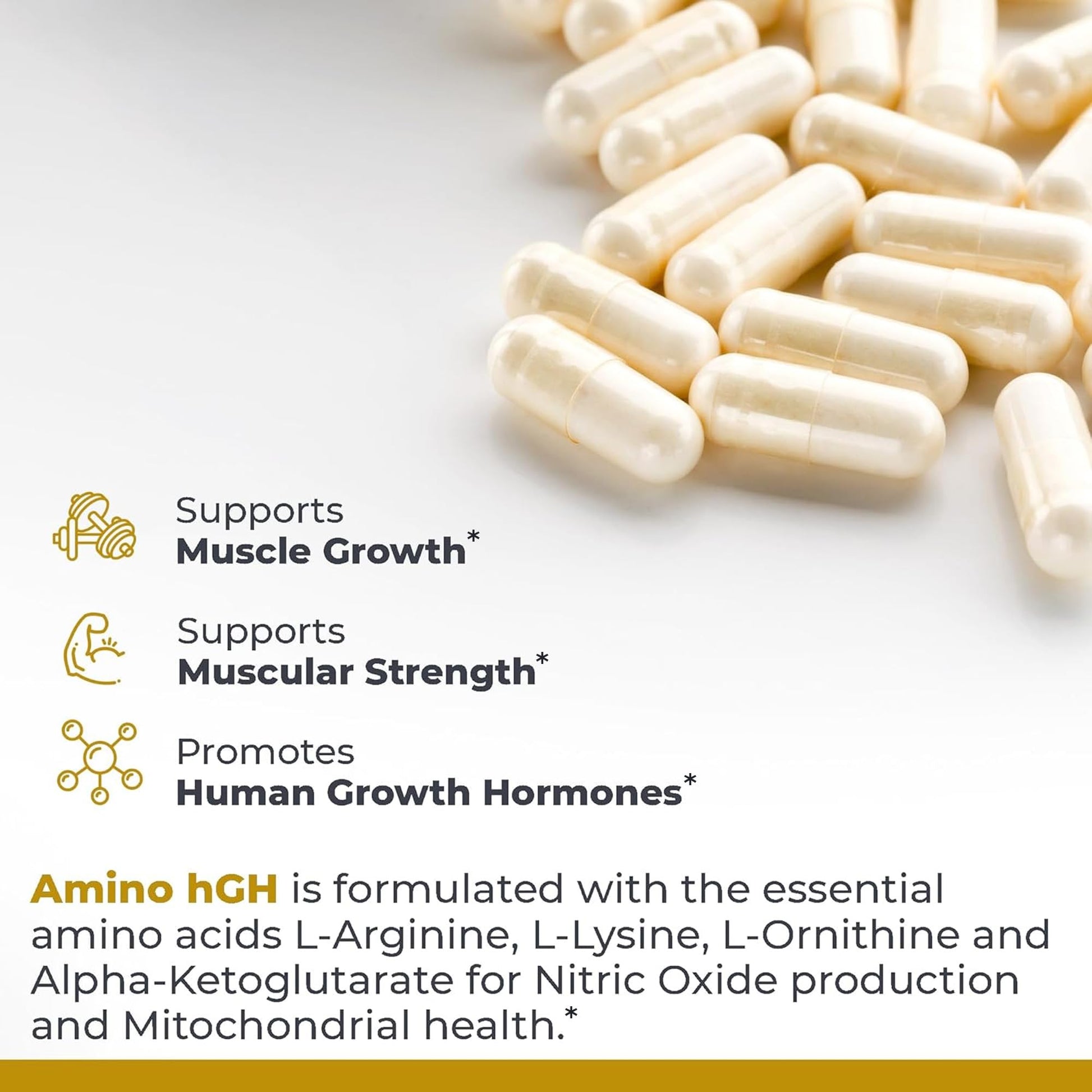 Premier Research Labs Amino HGH - HGH Supplements for Men, HGH Supplements for Women, Amino Acids, L-Arginine, L-Lysine, HGH Enhancer, Support Human Growth Hormone and Muscle Growth - 105 Capsules Premier Research LabsBuy Supplements Australia