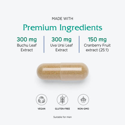 Vitanica Cranstat Extra, Urinary Tract Support, Vegan, 60 Capsules VitanicaBuy Supplements Australia