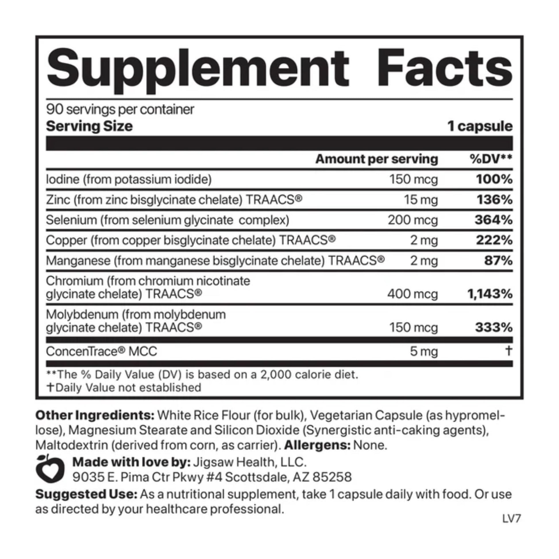 Jigsaw Health Multi-Mineral Essential Blend | 90 Capsules | 90 Servings Jigsaw HealthBuy Supplements Australia