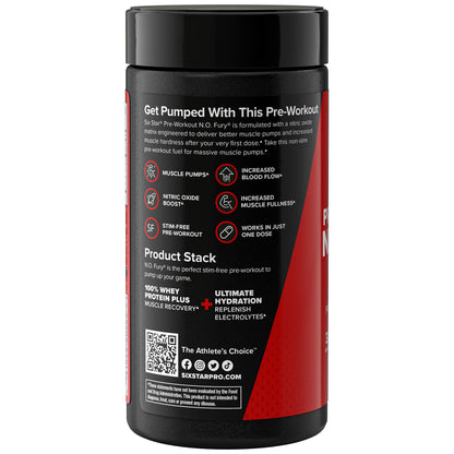 Six Star Nitric Oxide Supplement Nitric Oxide Fury Pre-Workout Pre Workout Nitric Oxide Six StarBuy Supplements Australia