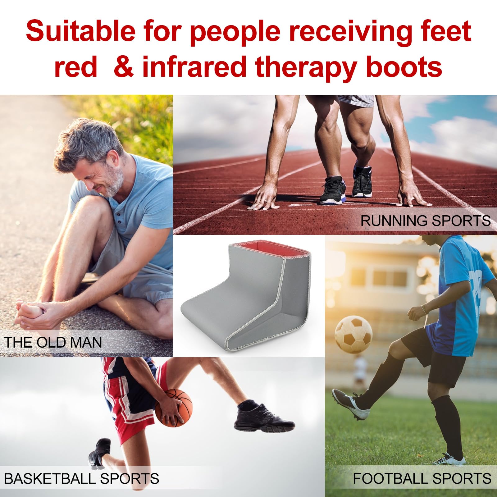 Red Light Therapy Boot for Feet, Infrared Light Therapy Slipper for Perfect Foot Care, Ideal for Ankle RutollmitBuy Supplements Australia
