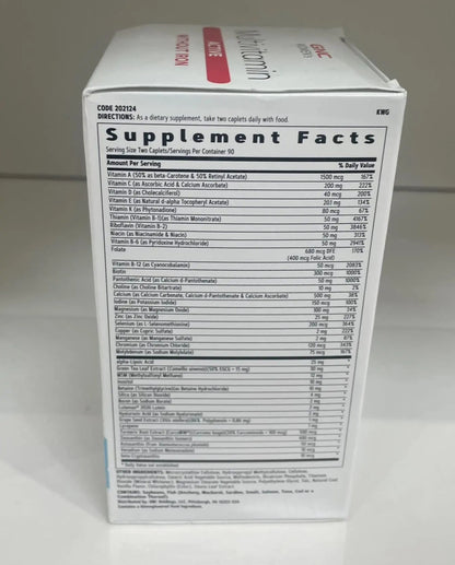 GNC Women's Multivitamin Active Without Iron, Supports an Active Lifestyle, 30+ Nutrient Formula, Promotes Bone & Joint Health GNC
