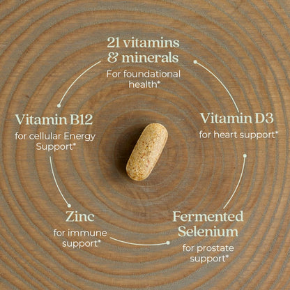 New Chapter Men’s Multivitamin, B6, Extra B12, D3, Vitamin C & Zinc, Immune, Heart, Cellular Energy, and Brain Health New ChapterBuy Supplements Australia