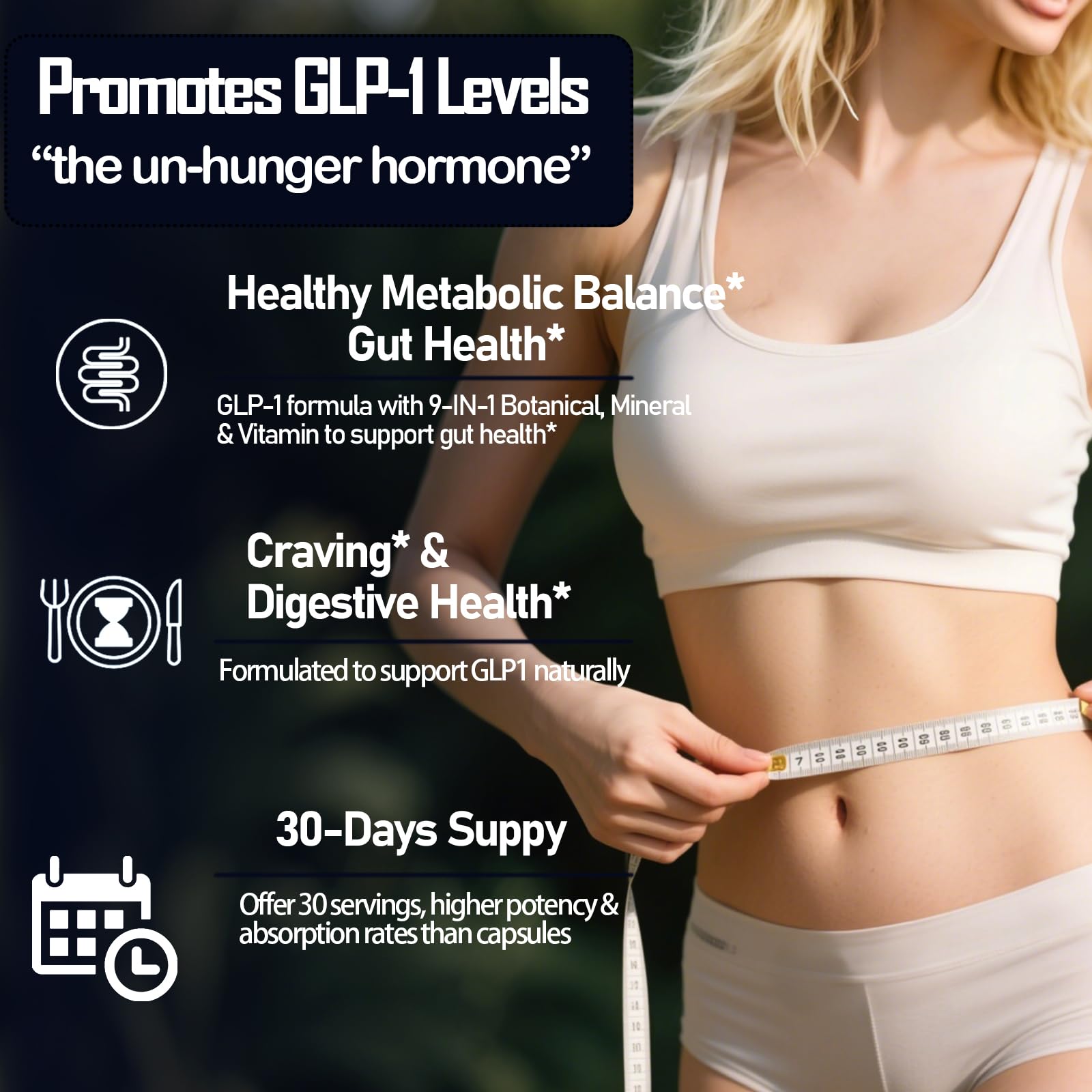 GLP-1 Supplement for Women & Men, 9-in-1 Naturally GLP-1 Support w. Berberine HCI Cyelon Cinnamon Green Tea Eriocitrin, GLP1 for Gut Digestion Metabolic, GLP-1 Drops 6X Stronger Than Capsules GLOVVUUPBuy Supplements Australia