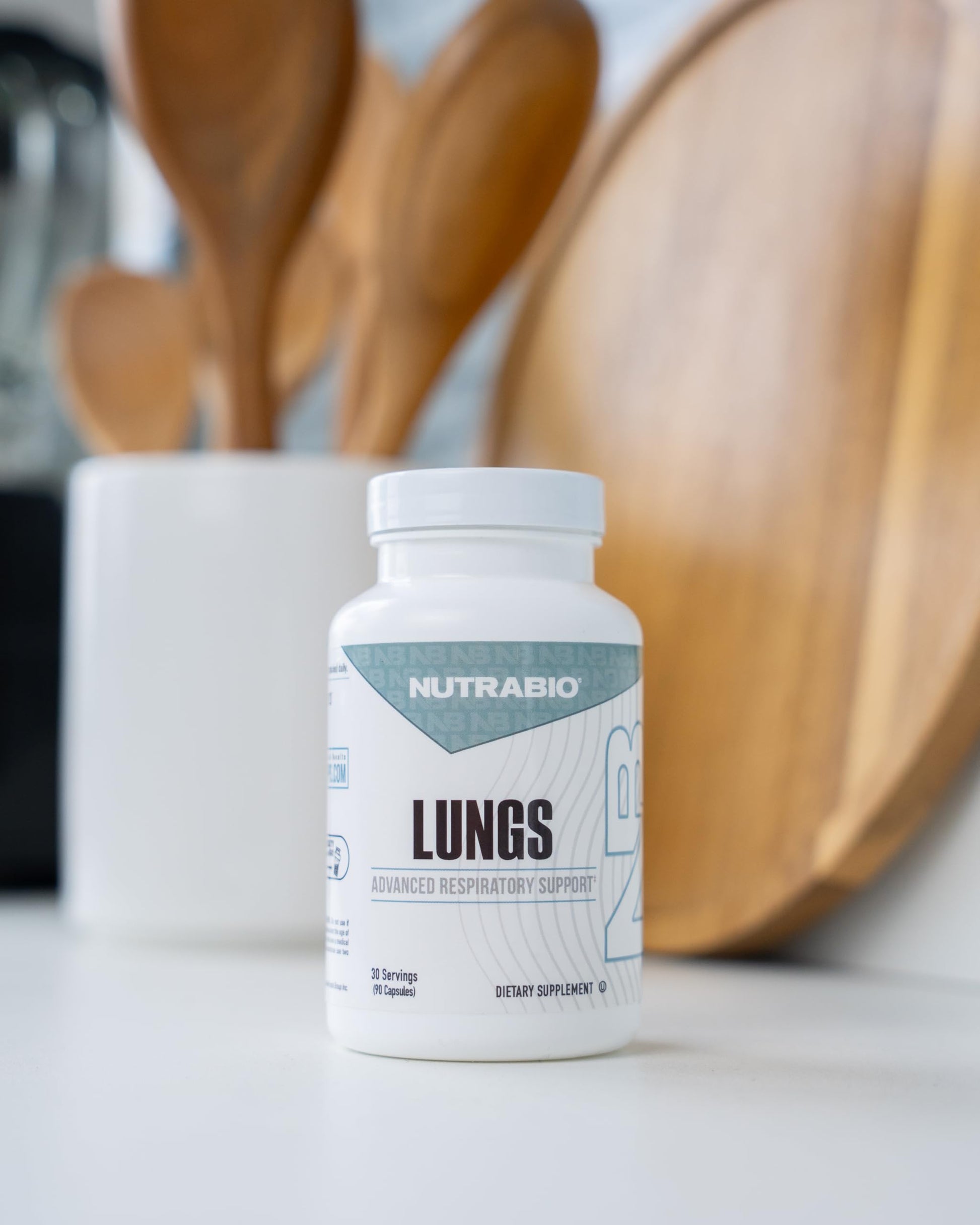 NutraBio Lungs Supplement - Blend of Immuno-LP20 and Natural Extracts to Help Support Respiratory & Immune Health - 90 Capsules NutraBioBuy Supplements Australia