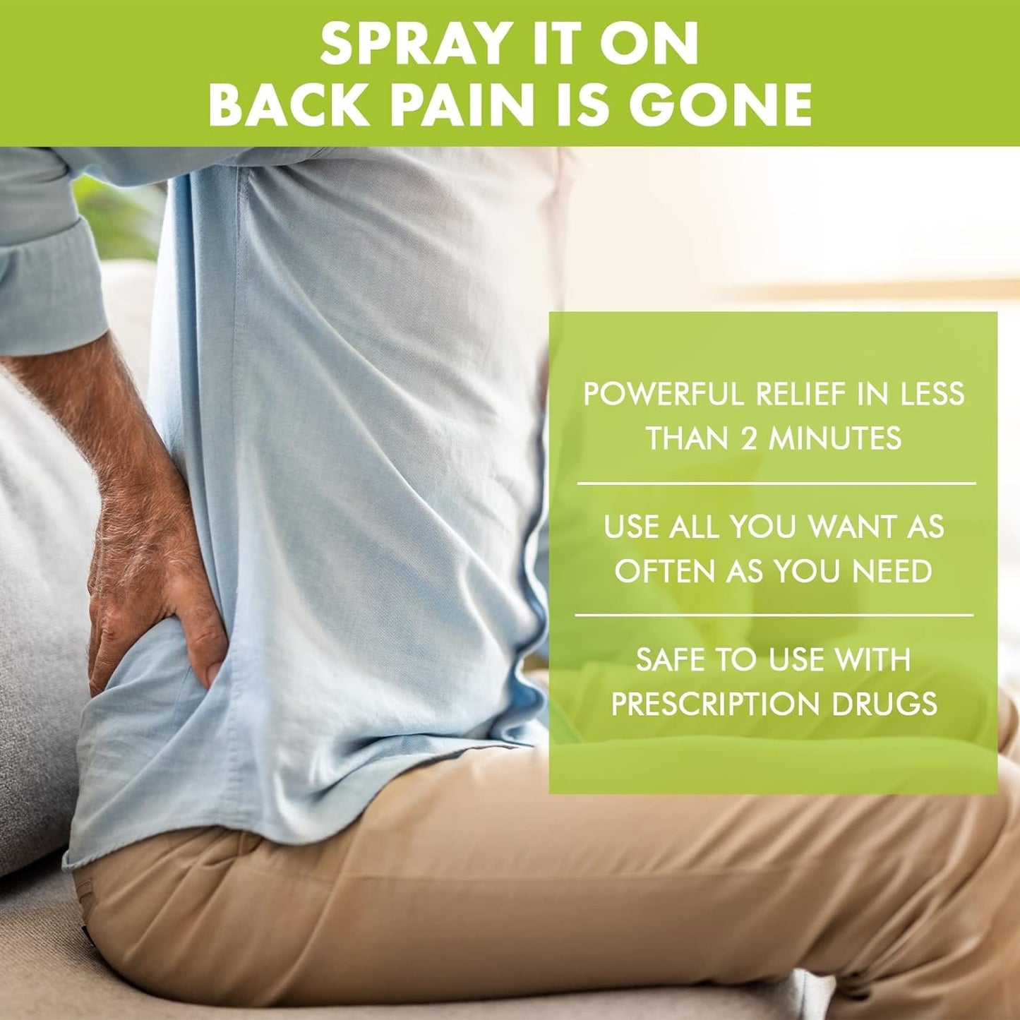 Premiere's Pain Spray All-Natural Menthol & Peppermint Oil Herbal Blend for Joint and Nerve Pain, Muscle Soreness, Sprains, Cramps, Sports Injuries, Back Pain & Neck Shoulder Aches - One Pack Premiere's Pain SprayBuy Supplements Australia