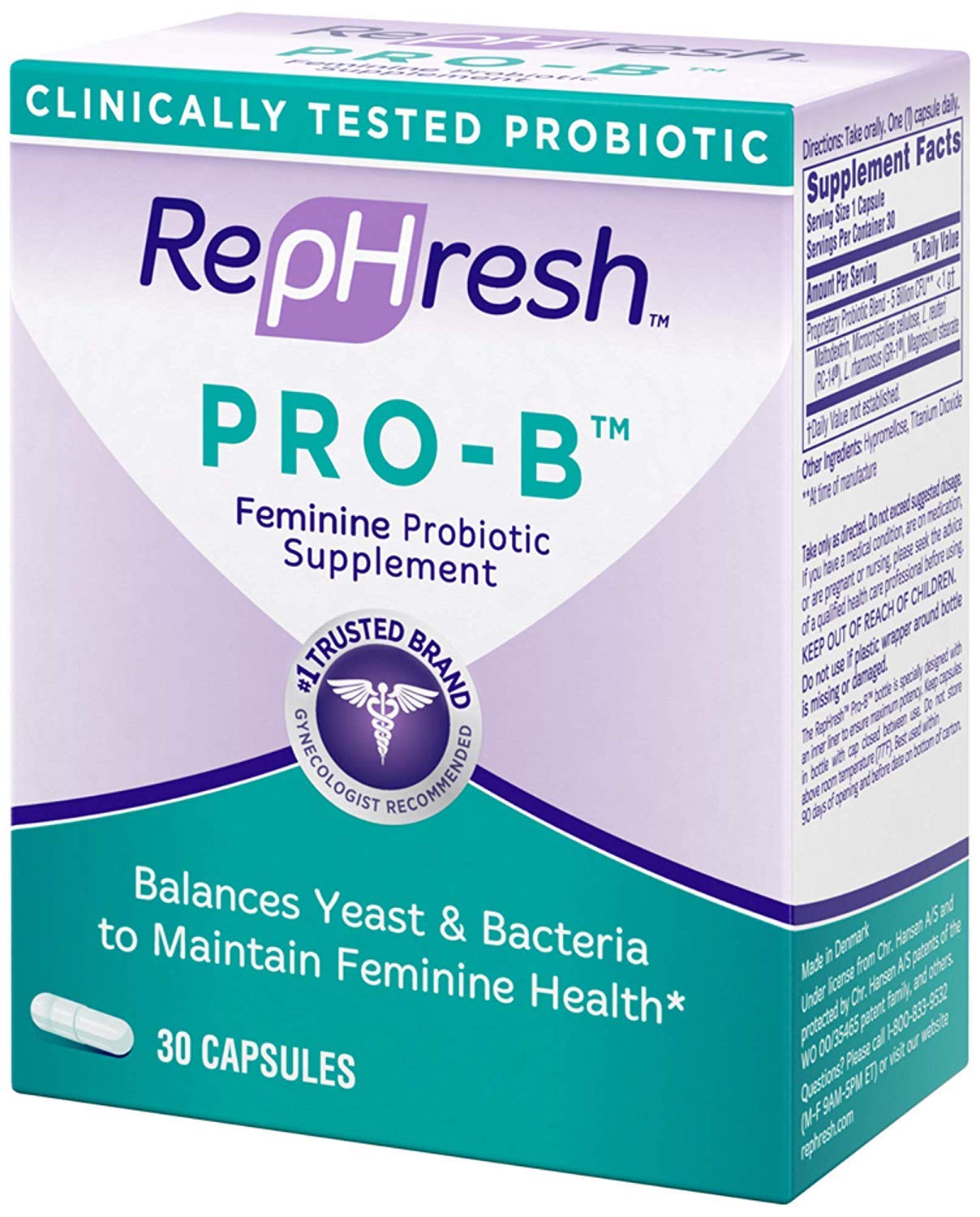 RepHresh Pro-B Probiotic Feminine Supplement RephreshBuy Supplements Australia
