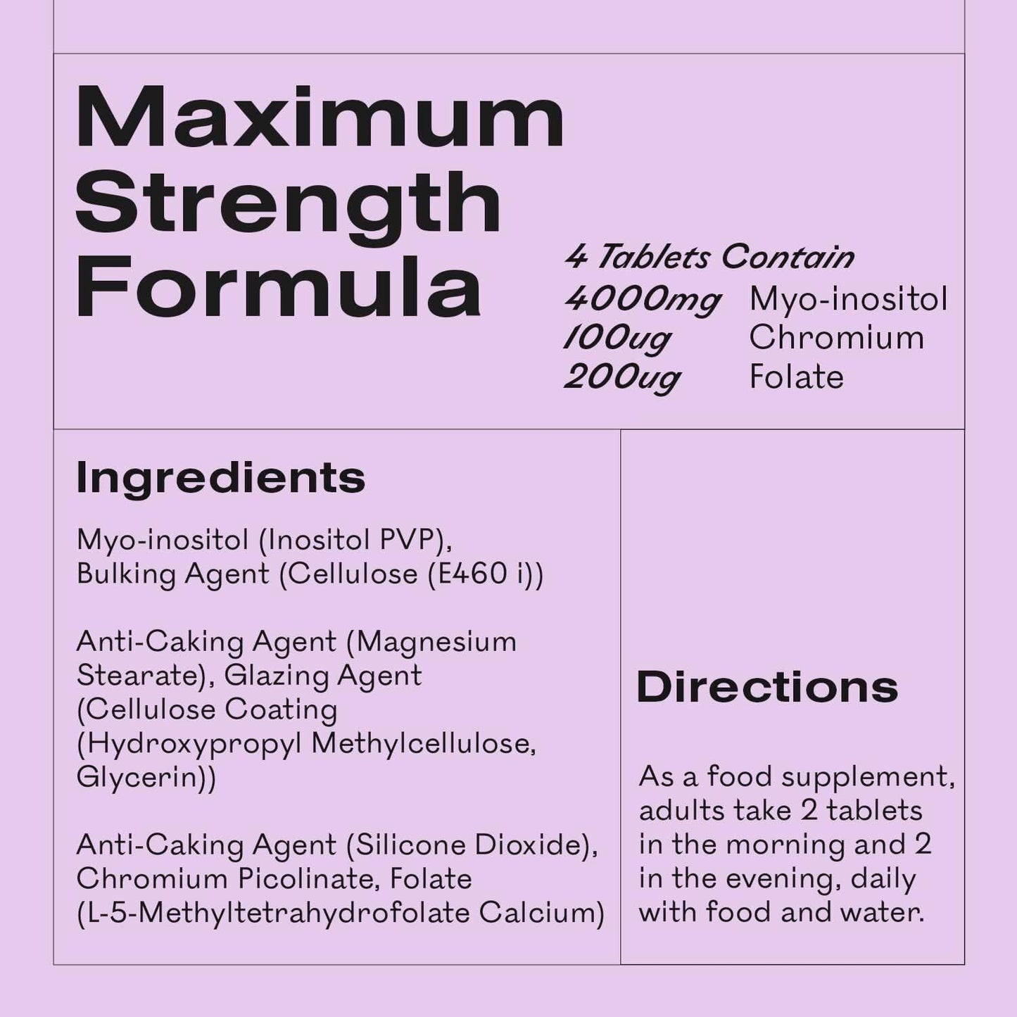 Myoplus - Myo-inositol PCOS Supplement - 4000mg Myo-Inositol, 200ug Folate & 100ug MyOvaBuy Supplements Australia