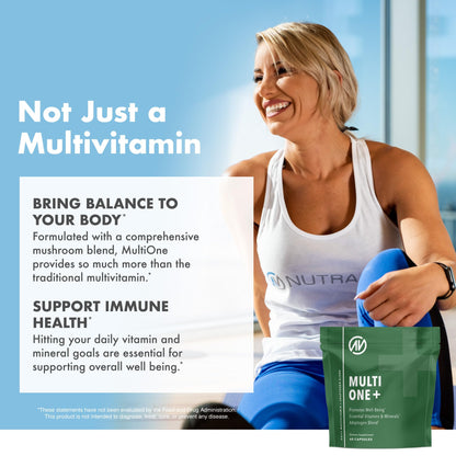 MultiOne Men & Women’s Daily Multivitamin - Essential Nutrients and Minerals for Optimal Health (60 Capsules) NutraOneBuy Supplements Australia