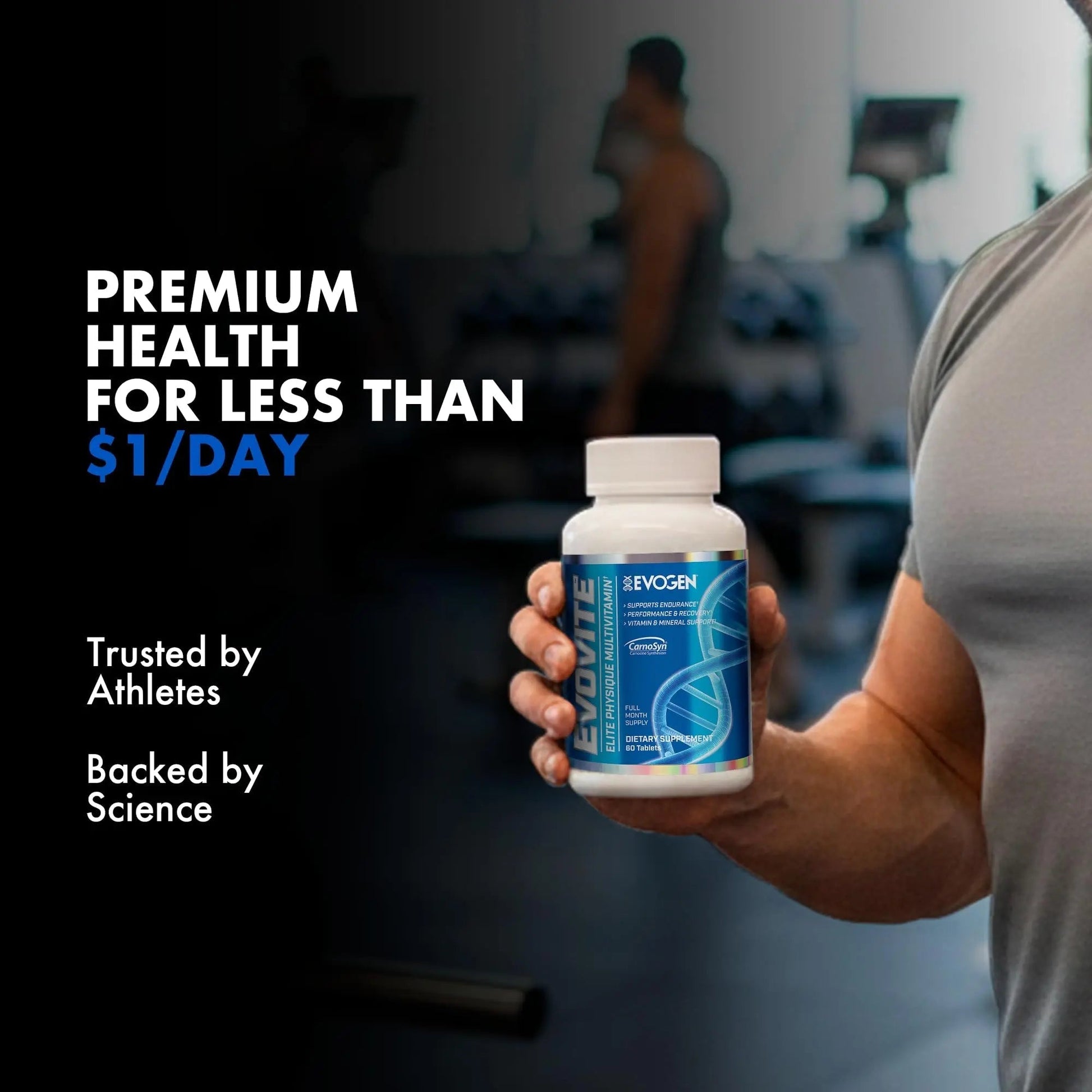 Evogen Evovite - Elite Physique Multivitamin for Women & Men | Advanced Formula for Endurance, Recovery, & Joint Health | Evogen