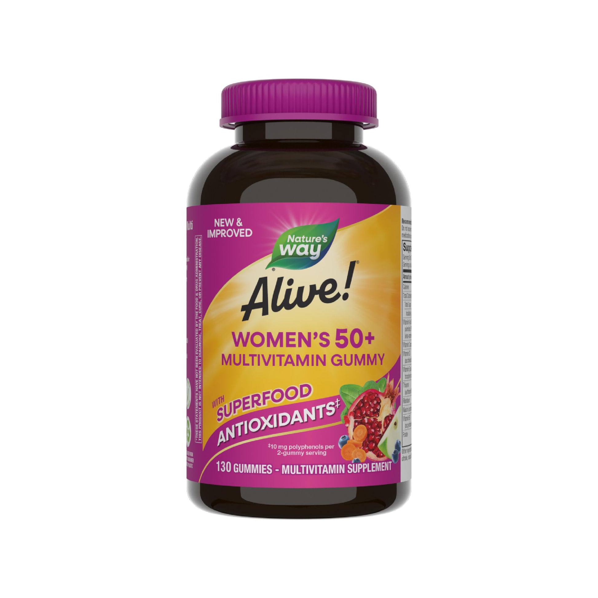 Nature's Way Alive! Women's 50+ Daily Gummy Multivitamins, Women's Supplements, Supports Healthy Heart, Brain & Bones Nature's WayBuy Supplements Australia