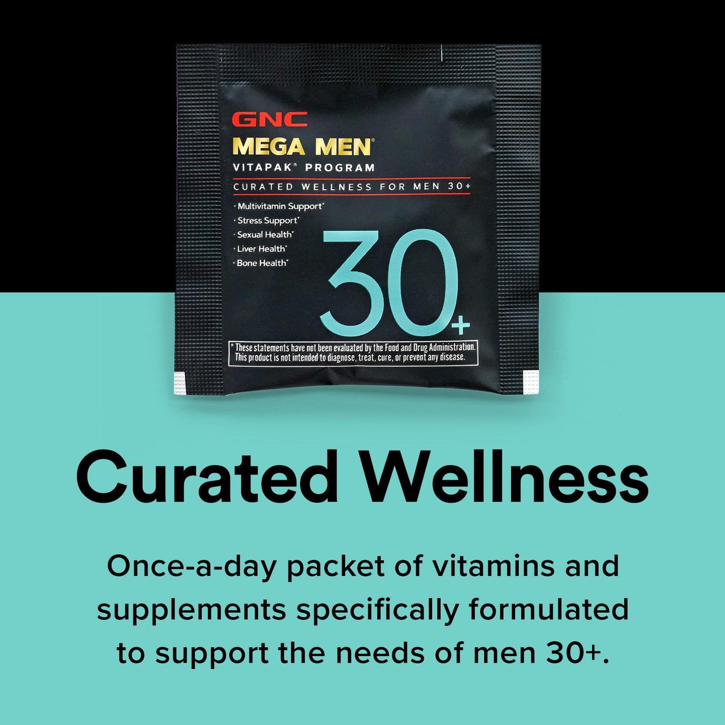 GNC Men's 30+ Vitapak Program | 5-in-1 Daily Multivitamins and Minerals | Supports Healthy Bones and Stress Relief | 30 Servings GNCBuy Supplements Australia