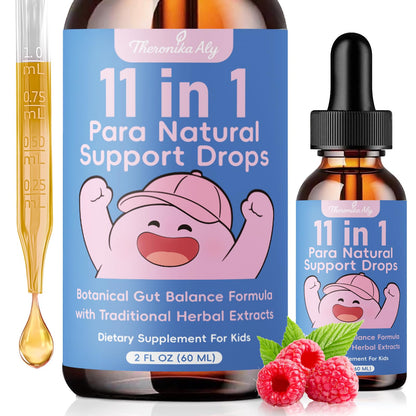 Theronika Aly Parasite Cleanse for Humans & Kids – Advanced Herbal Blend with Black Walnut, Wormwood, Clove, Digestive & Gut Balance Support, Alcohol-Free Liquid Drops, 30 Servings Theronika AlyBuy Supplements Australia