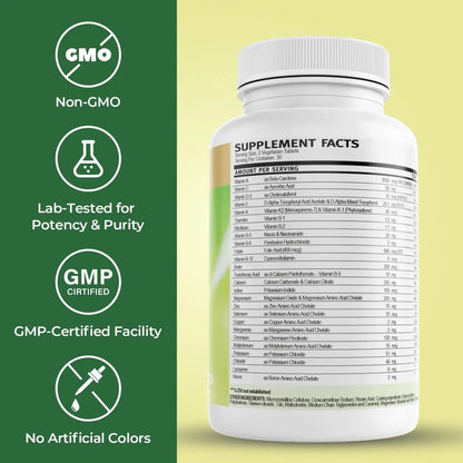 VitalRemedyMD Daily2Tab - All You Need Multivitamin Plus Multimineral Formula. 26 Essential Nutrients for Women and Men, 60 Tablets VitalRemedyMDBuy Supplements Australia