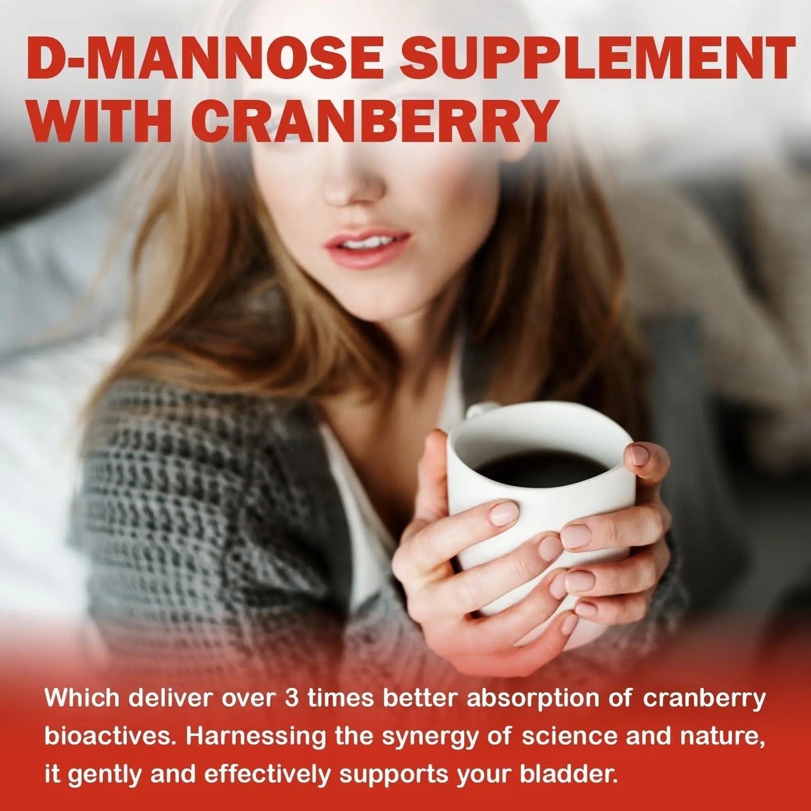 HFELIZ D Mannose with Cranberry Gummies, D-Mannose Supplements 1300mg for Women, Support Natural Urinary Tract & Bladder Health, Sugar-Free, 60 Count HFELIZBuy Supplements Australia