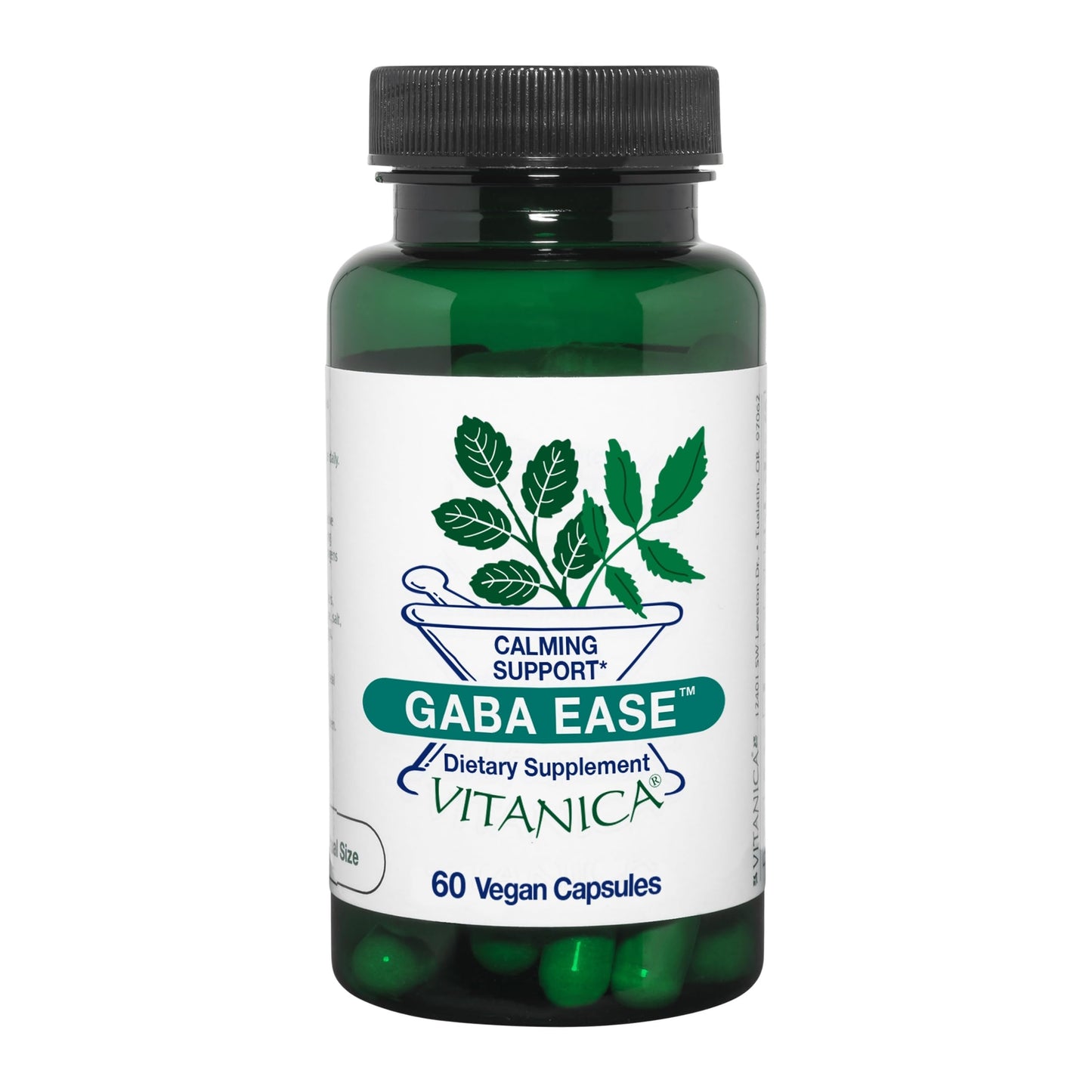 Vitanica, GABA Ease, Calming Support, Vegan, 60 Capsules VitanicaBuy Supplements Australia