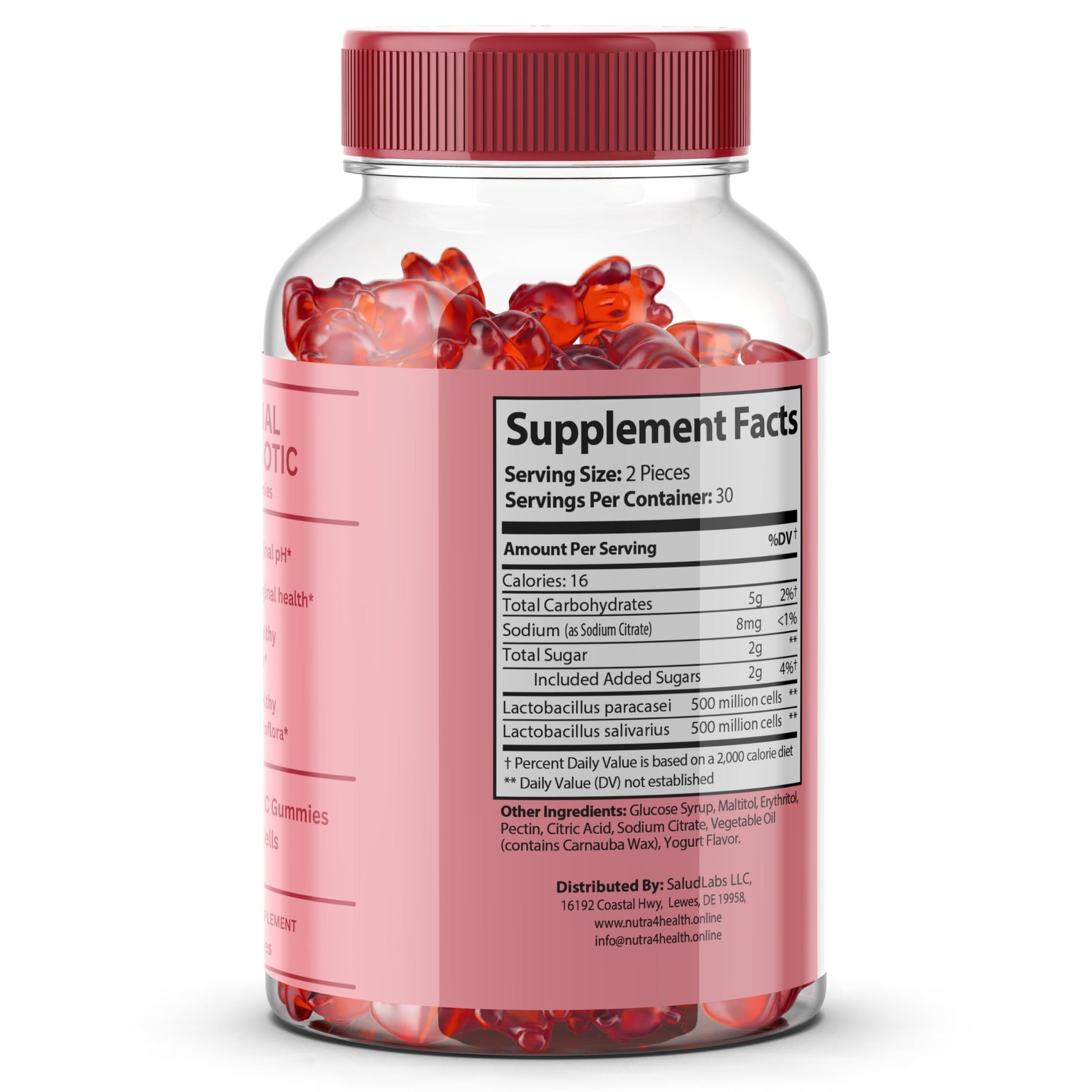 FEM Vaginal Probiotic Gummies for Women - Promotes pH Balance, Healthy Vaginal Odor & Urinary nutra4healthBuy Supplements Australia