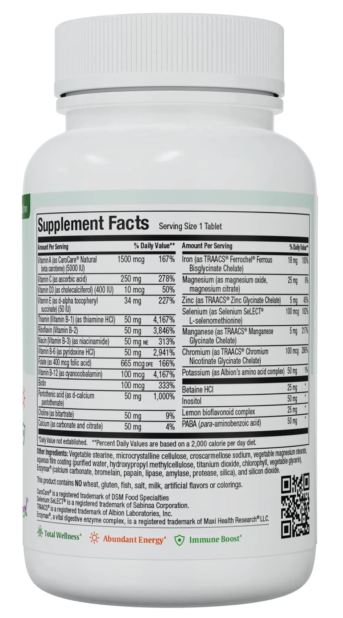 Maxi Health Complete Once Daily Vitamins for Men & Women - Multivitamin for Women & Men Maxi Health