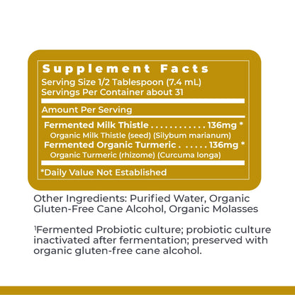 Premier Research Labs Liver-ND - Liver Cleanse, Milk Thistle Extract, Milk Thistle Liquid Drops, Tincture Supplement Fermented with Probiotics, with Antioxidants, Turmeric, 8 Fl Oz Bottle Premier Research LabsBuy Supplements Australia