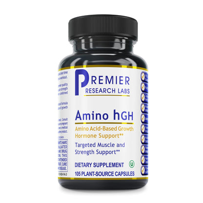 Premier Research Labs Amino HGH - HGH Supplements for Men, HGH Supplements for Women, Amino Acids, L-Arginine, L-Lysine, HGH Enhancer, Support Human Growth Hormone and Muscle Growth - 105 Capsules Premier Research LabsBuy Supplements Australia