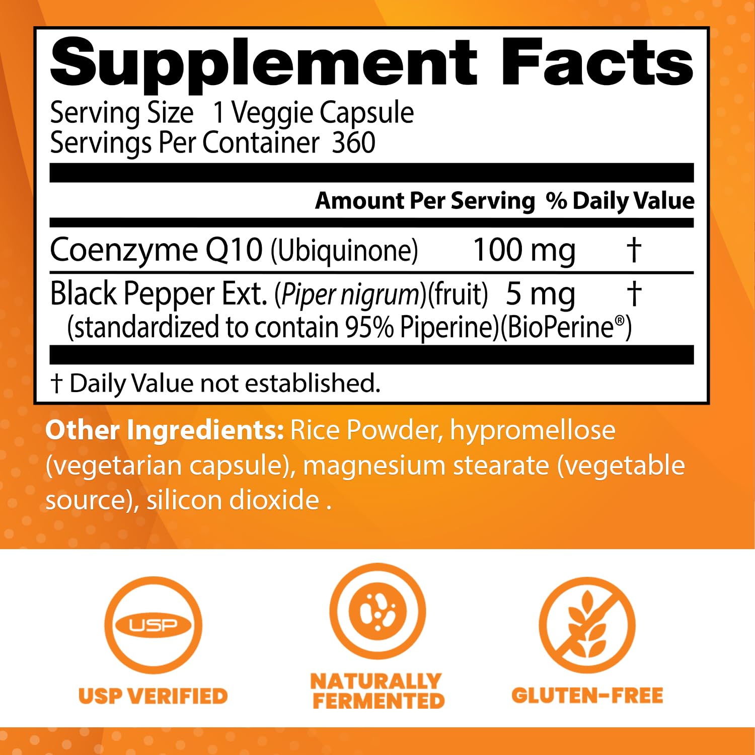 Doctor's Best High Absorption CoQ10 with BioPerine, Gluten Free, Naturally Fermented Doctor's BESTBuy Supplements Australia