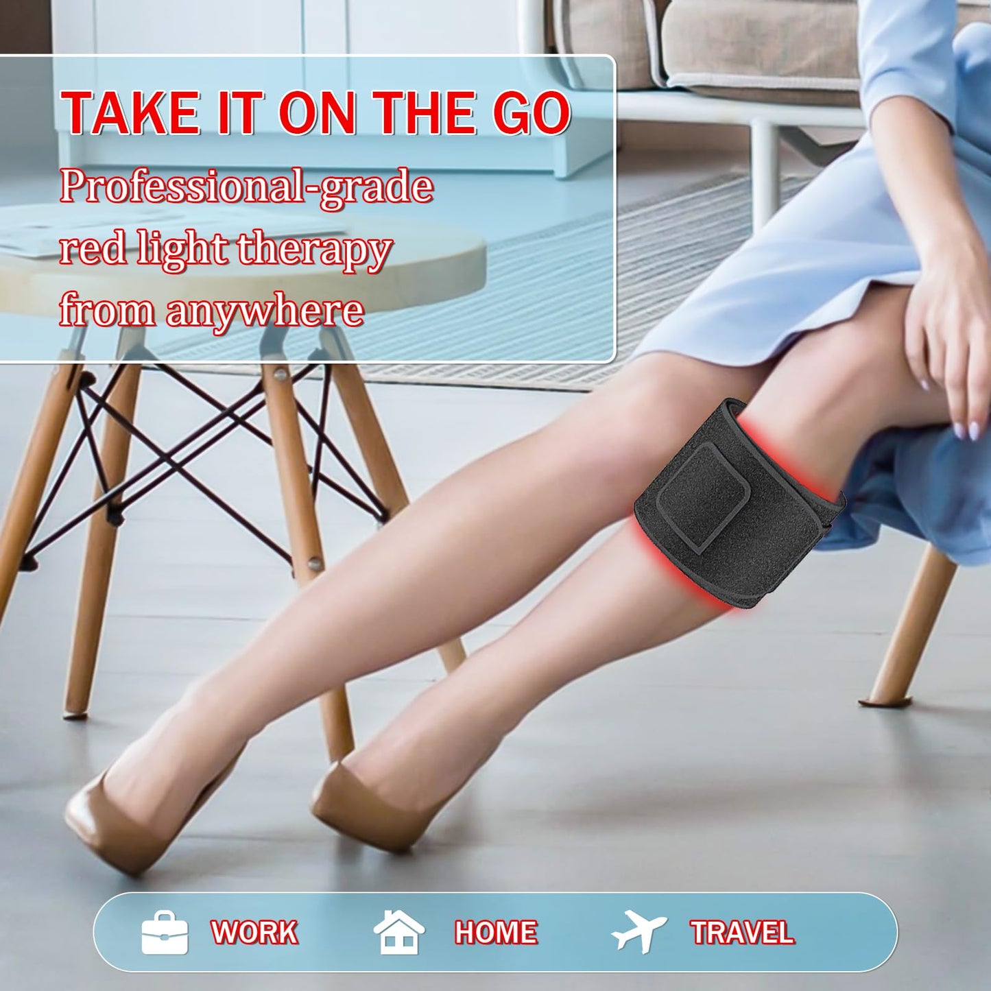 Red Light Therapy Belt Near-Infrared-Light Therapy Wrap for Body Wearable Large Pad AptoyuBuy Supplements Australia