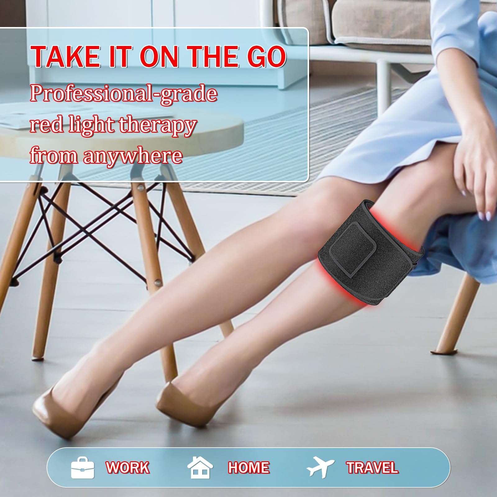 Red Light Therapy Belt Near-Infrared-Light Therapy Wrap for Body Wearable Large Pad AptoyuBuy Supplements Australia