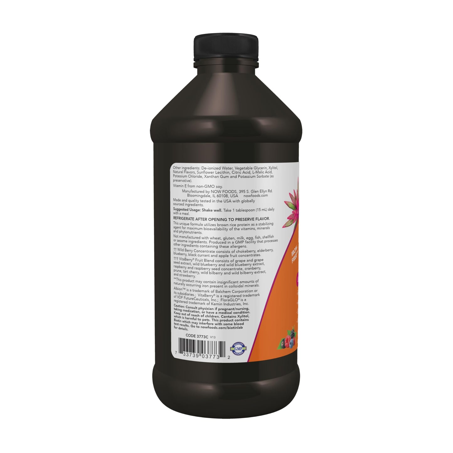 NOW Foods Supplements, Liquid Multi, Fast Absorption, Liquid Vitamin & Mineral, Wild Berry Flavor, 16-Ounce NOW FoodsBuy Supplements Australia