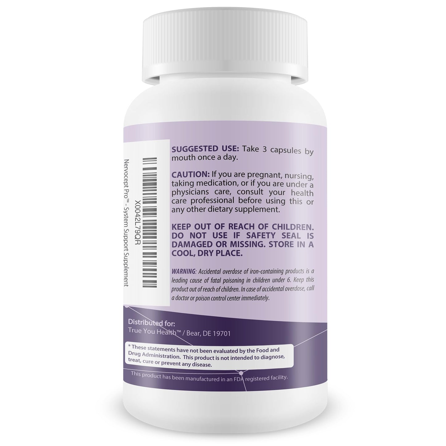 Nervocept Pro - Our Best Nerve Support Capsules - Lions Mane, Magnesium, Vitamin B For Nerve Repair - Vitamin D for Nerves - Lions Mane Memory & Nerve Support - Vitamin B12 Nerve Support True You HealthBuy Supplements Australia