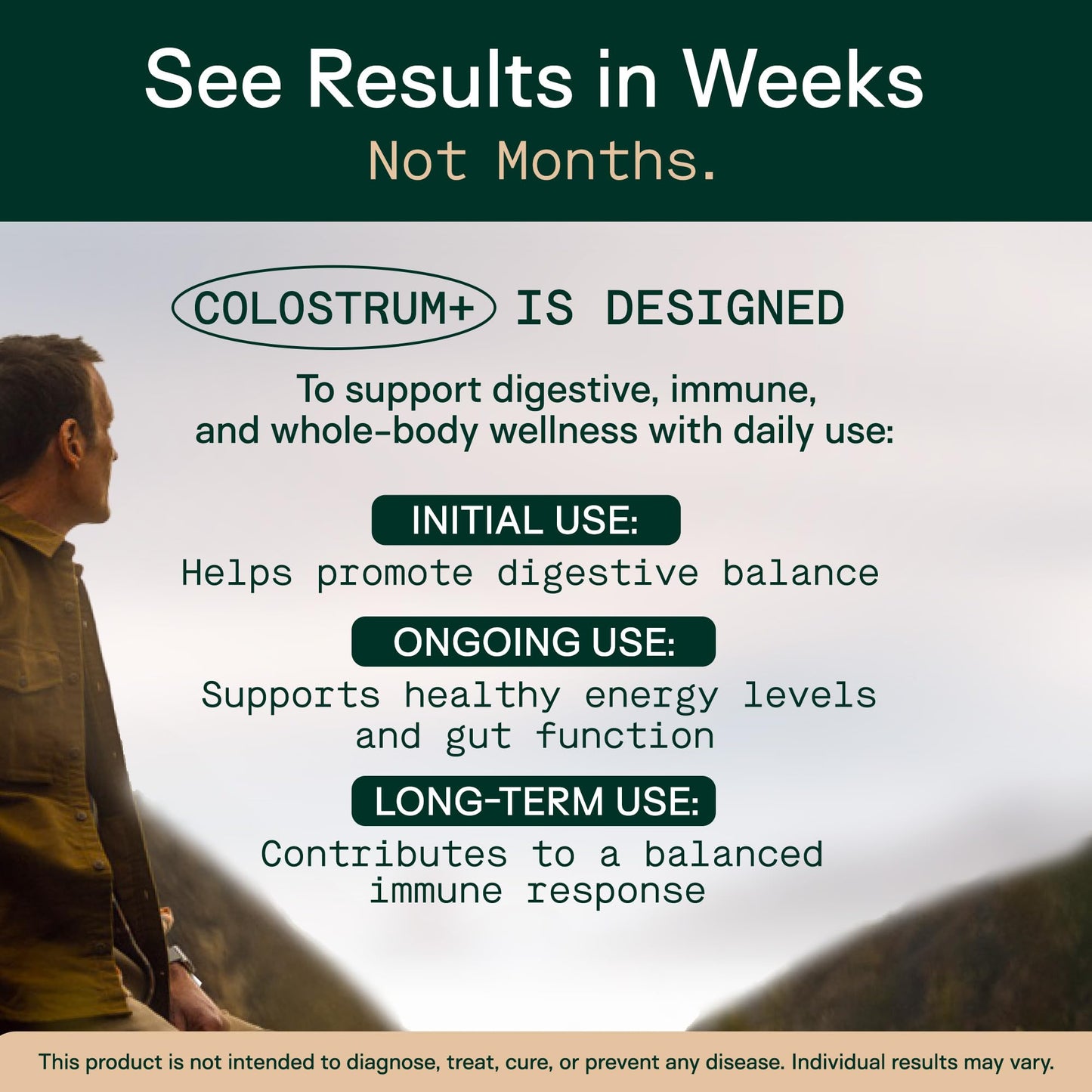Adapt Naturals Colostrum Supplement with Lactoferrin & Beta-Glucan, Bio-Avail Grass Fed Bovine Colostrum Powder for Gut Health, Immune Support & Vitality | Non-GMO, 2500mg, Unflavored - 30 Days Supply ADAPT NATURALS BY CHRIS KRESSERBuy Supplements Australia
