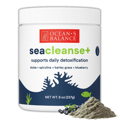 Ocean's Balance Seacleanse+ Daily Detox Cleanse Powder | Gut Health & Immune Support | Supports Gentle Cleanse & Vitality | 8oz Ocean's Balance Clean Taste of MaineBuy Supplements Australia