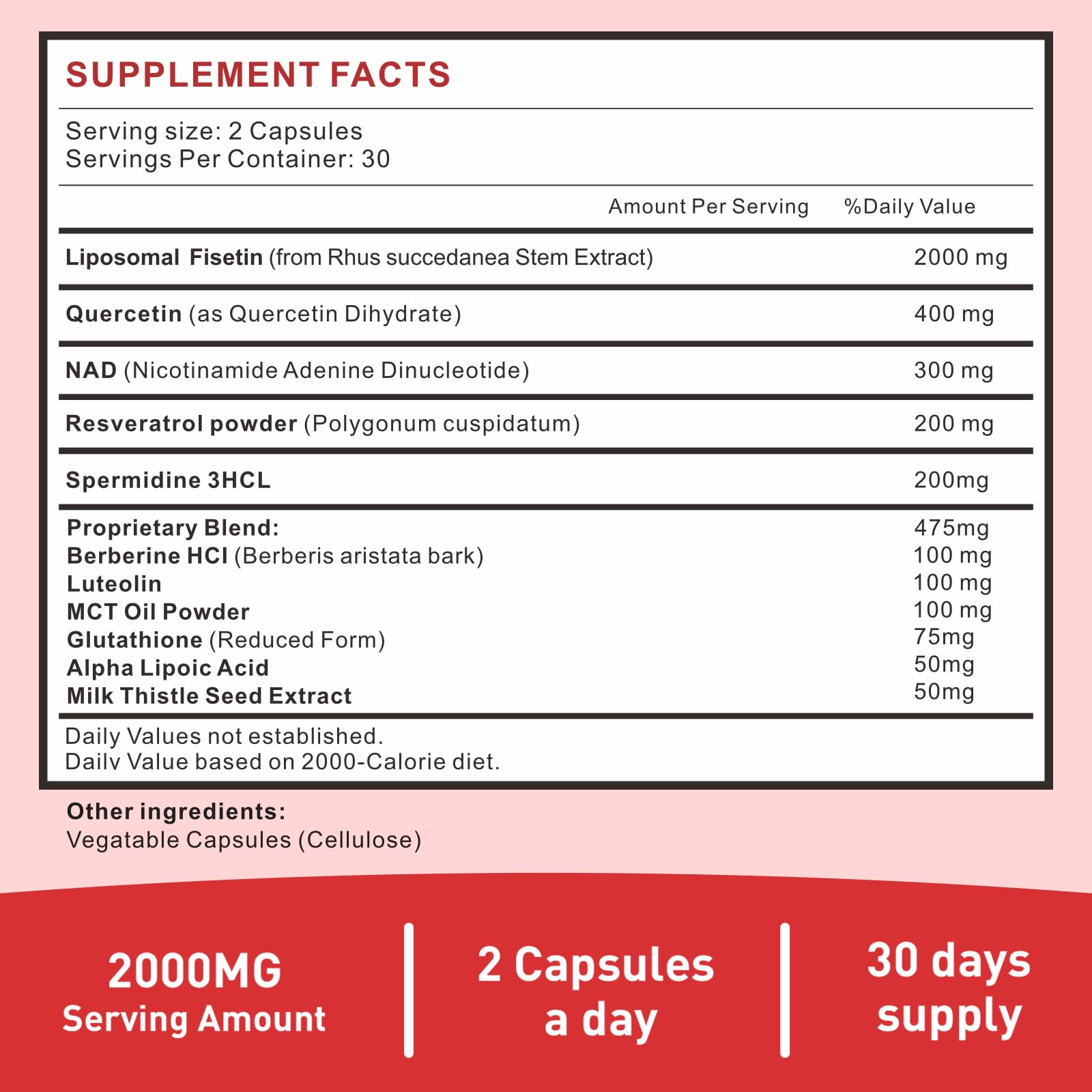 Uarcool Fisetin Supplement 2000mg for Healthy Aging and Longevity, Skin Health, Brain - Soy Free, Vegetarian - 60 Softgels UarcoolBuy Supplements Australia