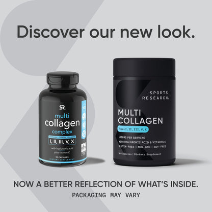 Sports Research Multi Collagen Pills (Type I, II, III, V, X) Hydrolyzed Collagen Peptides Sports ResearchBuy Supplements Australia