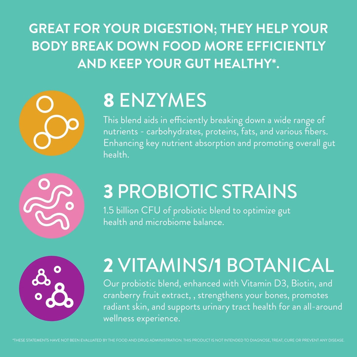FRISKA Women’s Daily Digestive Enzyme and Probiotics Supplement, Advanced Natural Support for Female Digestive Health, Fights Bloating, Eases Digestion