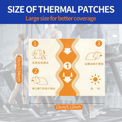 BUPRL Herbal Heat Patches 14 Count, 8 Hours Deep Warm Relief for Muscles & Joints, Stretchy Breathable, Residue-Free, Family Use-B01 BUPRLBuy Supplements Australia