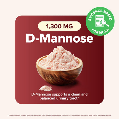 D Mannose with Cranberry | Drug-Free Urinary Tract Health Support | Evidence-Based DMannose 1300mg for Urinary & Bladder Health for Women | D Mannose Supplements for Women & Men | Non-GMO | 240 Ct Purely HolisticBuy Supplements Australia