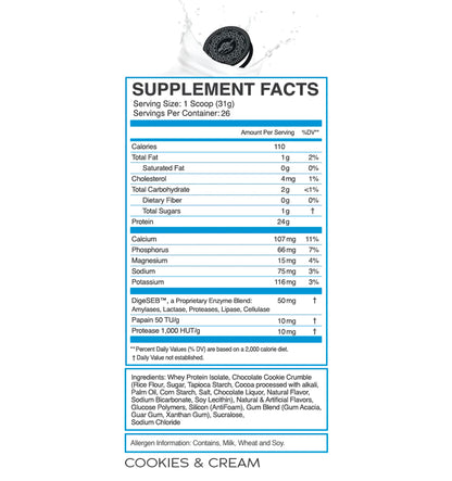 eFlow Nutrition 100% Whey Protein Isolate - Lactose-Free Digestive Enzymes Added eFlow NutritionBuy Supplements Australia