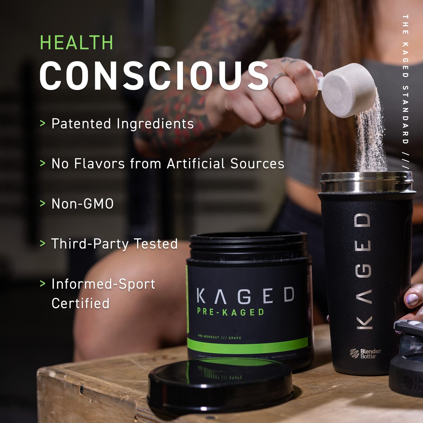 Kaged Original Pre Workout Powder | Berry Blast | Pre-Kaged | Formulated with Creatine KagedBuy Supplements Australia